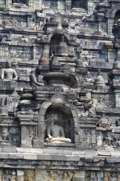 Borobudur świątyni, yogyakarta, Jawa, Indonezja — Zdjęcie stockowe