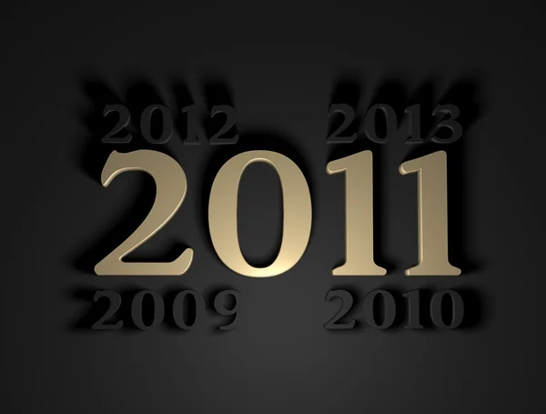 Boldog új évet 2011 — Stock Fotó