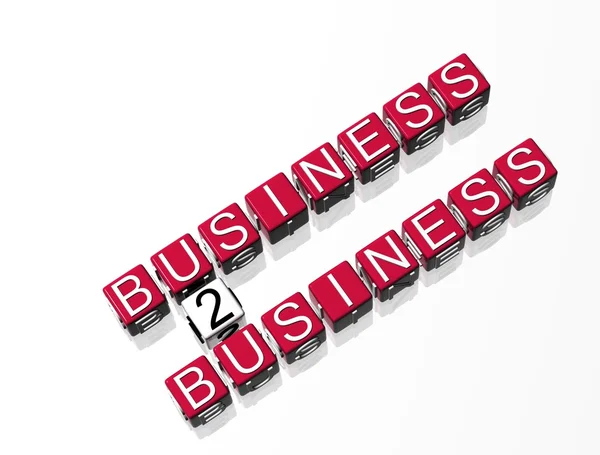 B2B бізнес для бізнесу — стокове фото