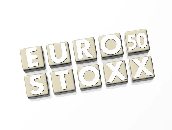 EUROSTOXX 50 bolsa de valores — Foto de Stock