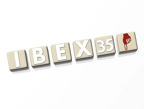 IBEX 35 испанская фондовая биржа — стоковое фото