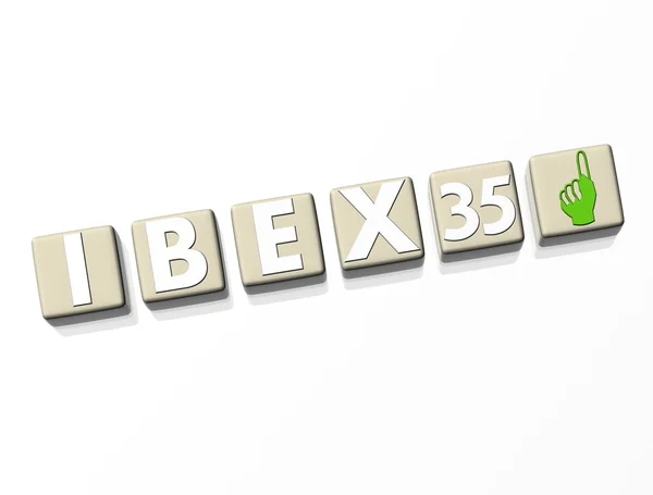 IBEX 35 Bolsa de Valores espanhola — Fotografia de Stock