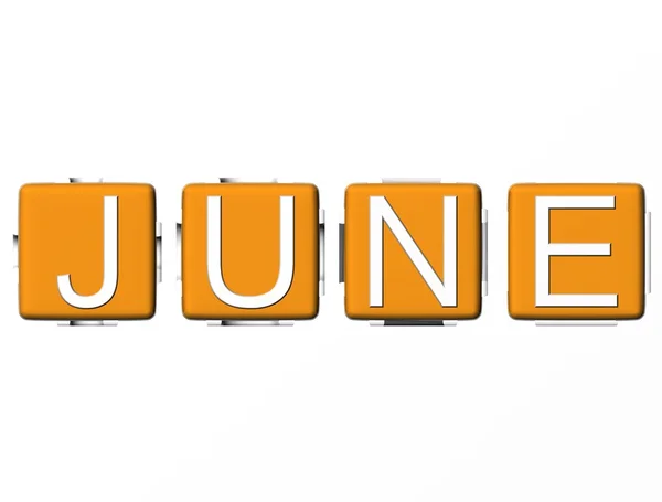 June — Stock Photo, Image