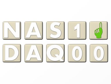 NASDAQ 100 stock exchange clipart