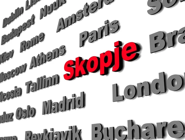 Skopie. — Foto de Stock