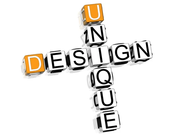 Uniqe design Crossword — Stock Photo, Image