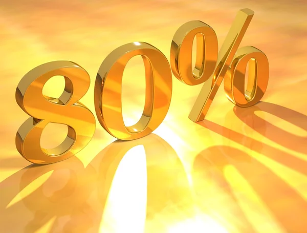 Percent % — Zdjęcie stockowe