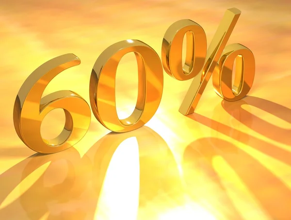 Percentagem% — Fotografia de Stock