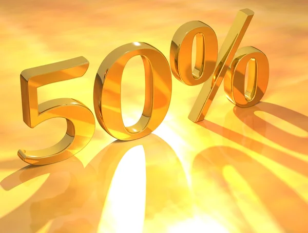 Percent % — Stockfoto
