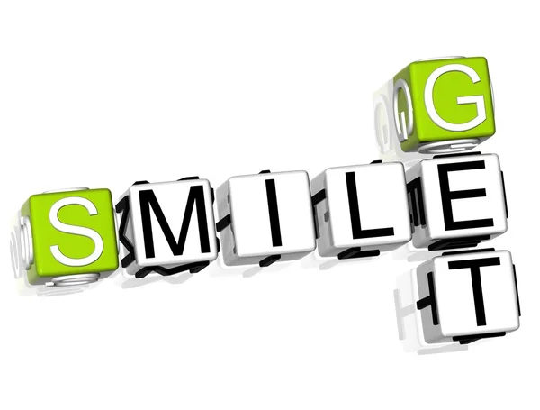 Get Smile Crossword — Stock Photo, Image