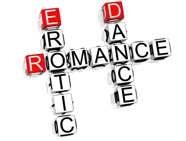 Romantik-Kreuzworträtsel — Stockfoto