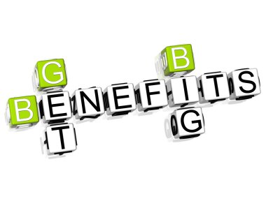 Get Big Benefits Crossword clipart