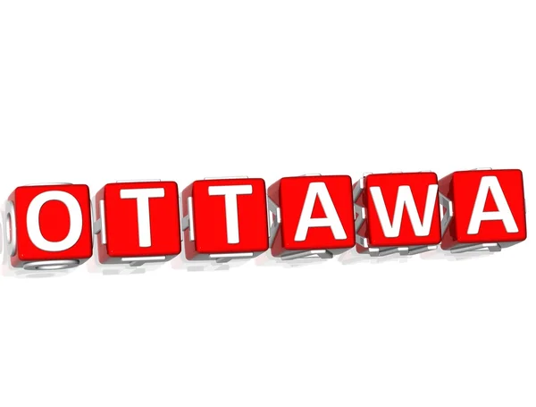 Ottawa blok tekst — Stockfoto