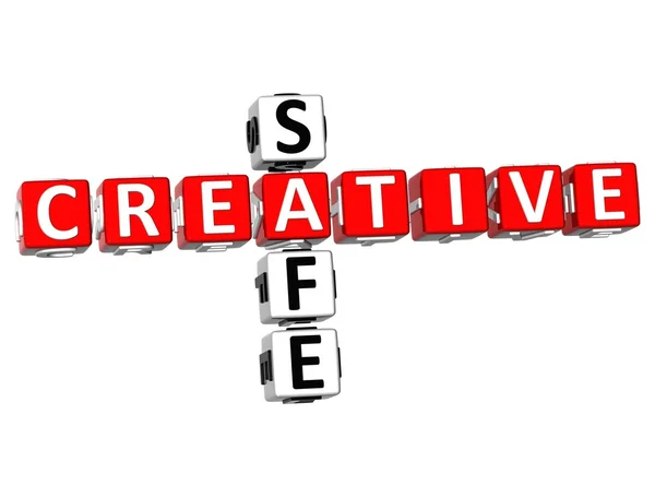 Safe Creative Crossword — Stock Photo, Image