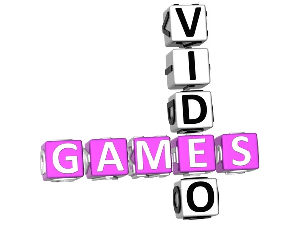 stock image Video Games Crossword