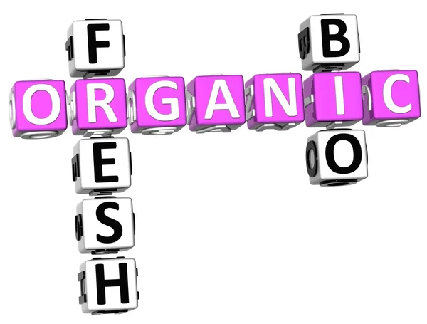Crossword Organik Bio Segar — Stok Foto