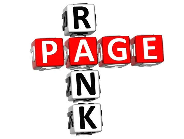 Page Rank Crossword — Stock Photo, Image