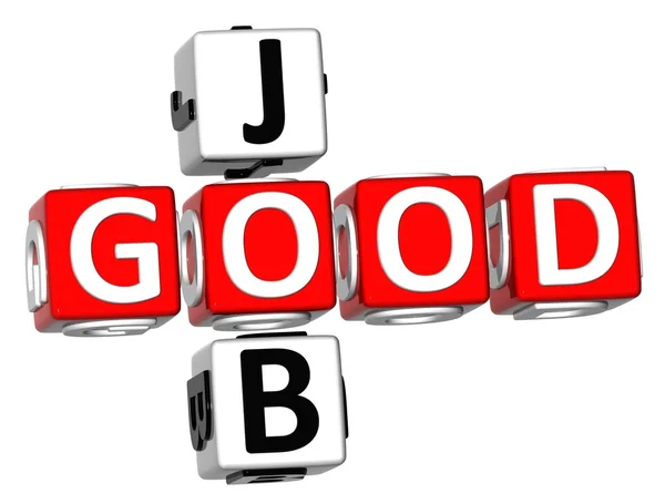 Good Job Crossword — Stock Photo, Image