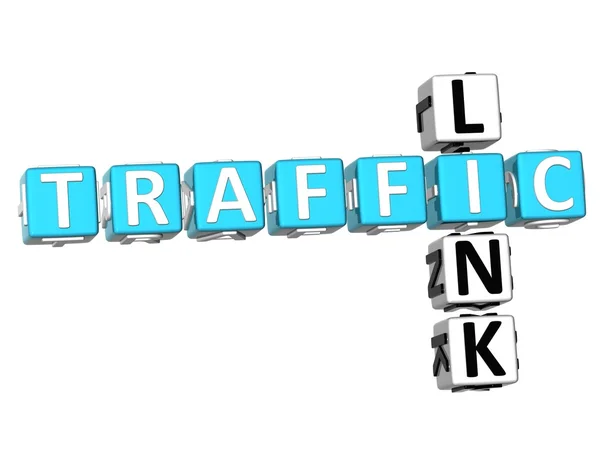 Traffic Link Crossword — Stock Photo, Image