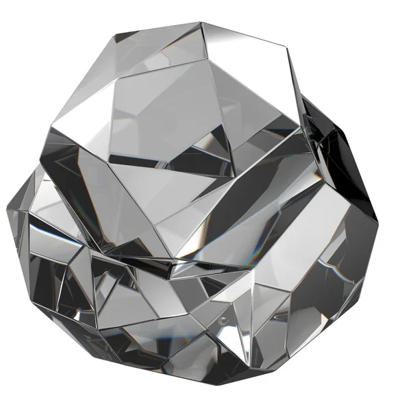 Izolované krásné krystal — Stock fotografie