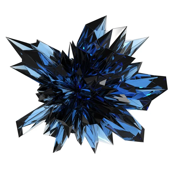 Isolerade vacker kristall — Stockfoto