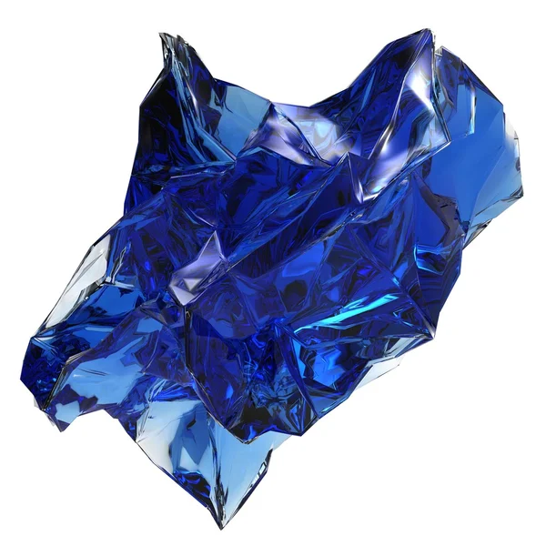 Изолированный красивый кристалл Лицензионные Стоковые Изображения