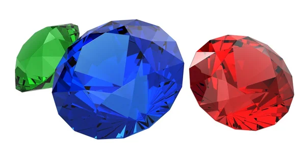 Isolated beautiful gems Stock Picture