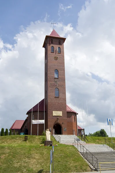 Kostel v mikolajki — Stock fotografie
