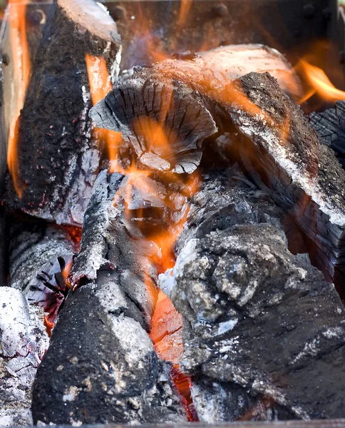 Fire coals — Stock Photo, Image