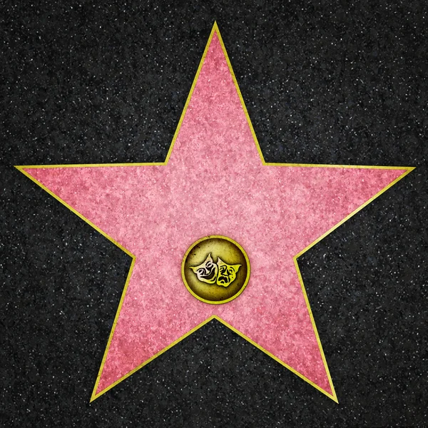 Звезда Голливудского театра — стоковое фото