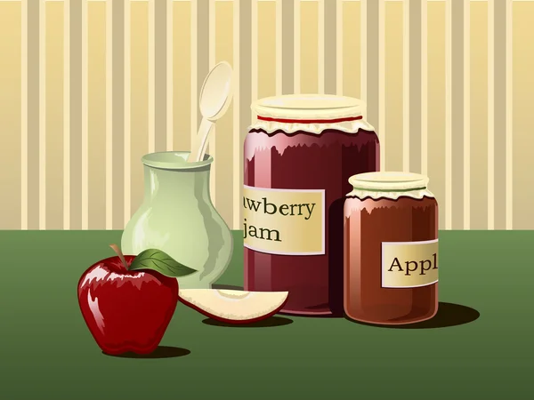 Abuela con cuchara — Vector de stock © clairev #2201771