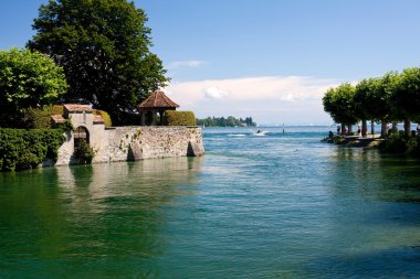 eski küçük kale su konstanz, Almanya