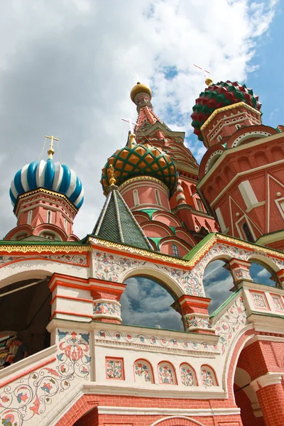 St.basil 大教堂，红色正方形 — 图库照片