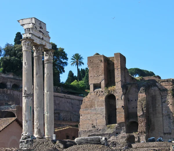 Το Ρωμαϊκό Φόρουμ στη Ρώμη Φωτογραφία Αρχείου