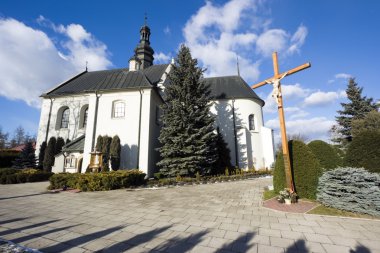 Church sw. Piotra i Pawla in Kije clipart