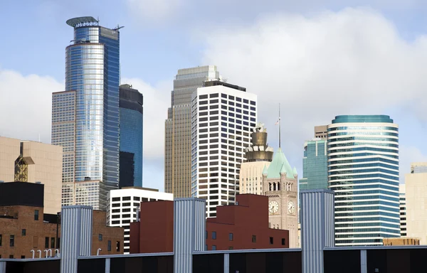 Edificios coloridos en Minneapolis — Foto de Stock
