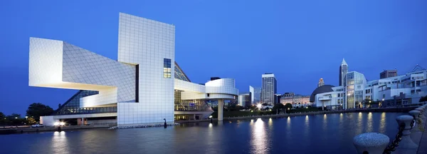 Panorama azul de Cleveland — Fotografia de Stock