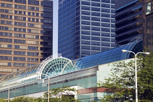Cleveland Gebäude in der Innenstadt — Stockfoto