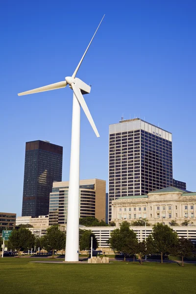 stock image Wind turbine in Cleveland