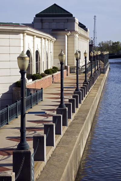 Riverwalk em Joliet — Fotografia de Stock