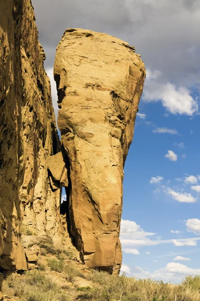 Beroemde rots in chaco cultuur — Stockfoto