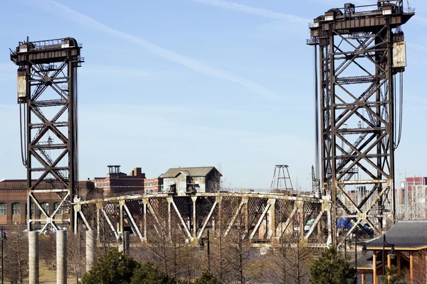 Gamla bron i chicago — Stockfoto