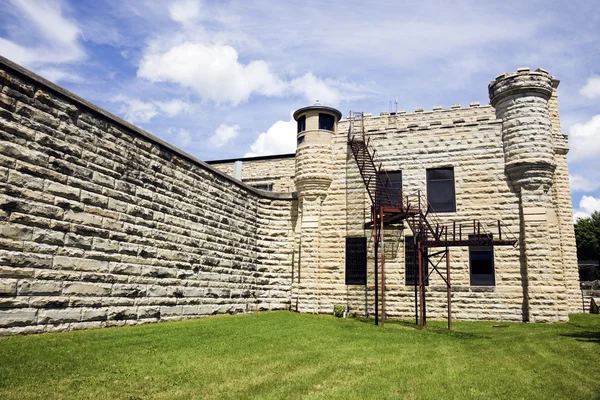 伊利诺伊州Joliet的历史性监狱之墙 — 图库照片
