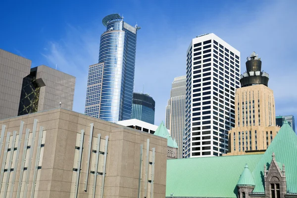 Arranha-céus em Minneapolis — Fotografia de Stock