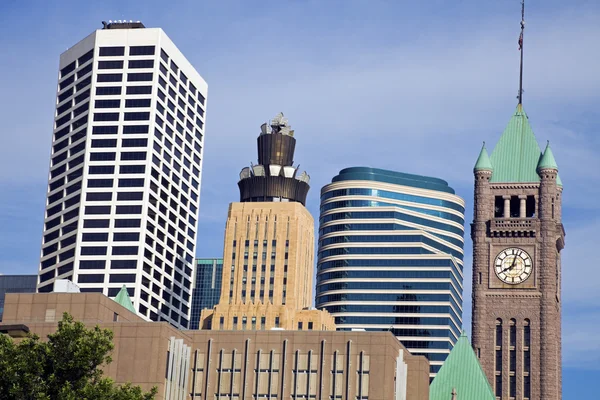 Minneapolis renkli binalar — Stok fotoğraf