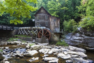 Glade Creek Grist Mill clipart