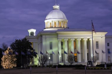 Montgomery, Alabama - State Capitol clipart