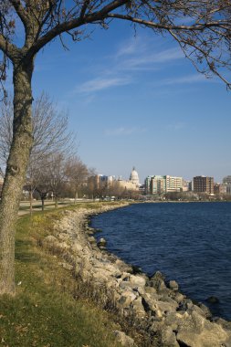 Şehir Parkı'ndan görülen madison