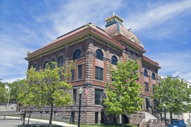 City Hall in Marquette clipart