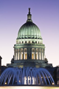 Madison, Wisconsin - State Capitol clipart